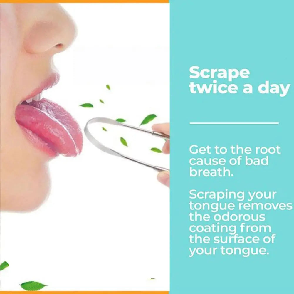 Steel Tongue Scraper