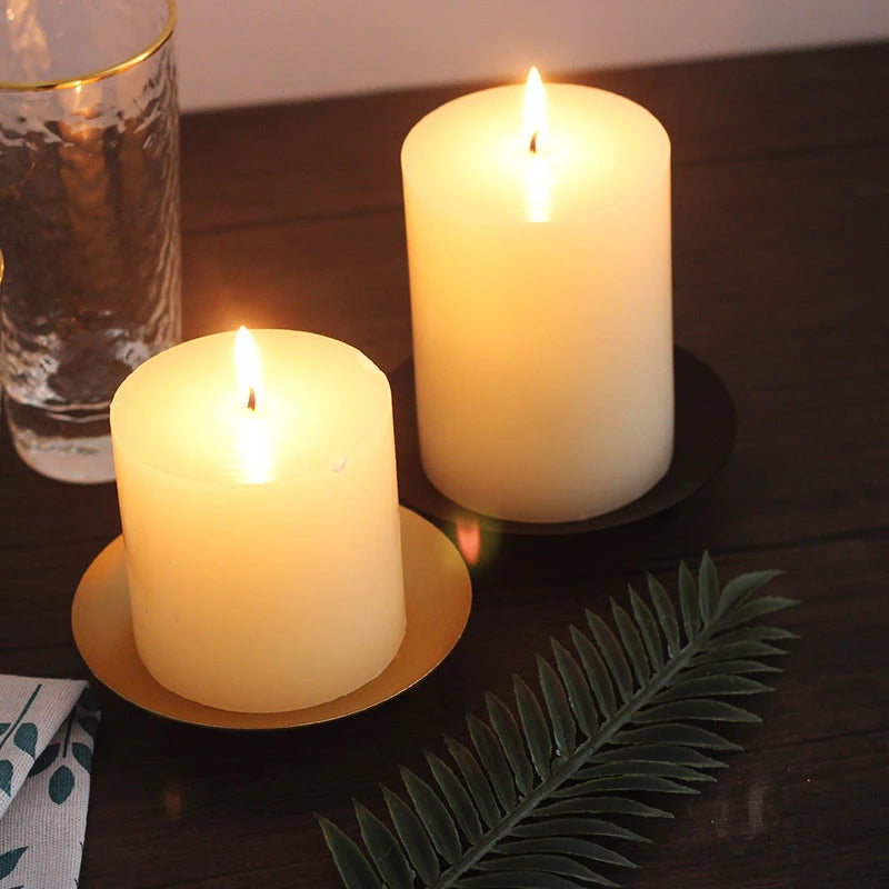 Iron Plated Candle Holder