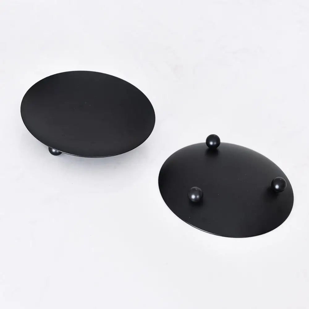 Iron Plated Candle Holder