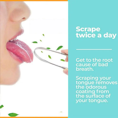 Steel Tongue Scraper